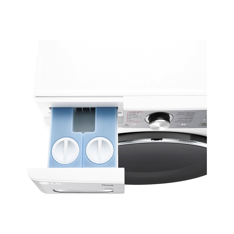 LG F4DR9513P2W Máquina de Lavar e Secar Roupa Independente, 7/13 kg, Inverter, 1400 rpm, Branco - 8806084292971