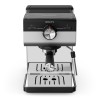 Krups Authentic+ XP384E10 Máquina de Café Manual, Semiautomática, 2 L, 2 Chávenas, Caldeira, Vaporizador de Leite, Preto, Aço inoxidável - 3016661177903