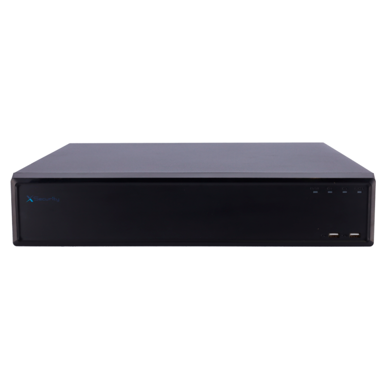 X-Security XS-NVR3832A-16P-WIZ Gravador NVR, 32 CH, 32 IP, 16 MP, 256 Mbps, 8 HDD até 128 TB, HDMI 4K e VGA, IA, SMD, WizSense e QuickPick - 8435325487199