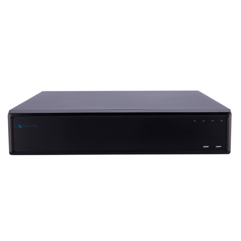 X-Security XS-NVR3832A-WIZ Gravador NVR, 32 CH, 32 IP, 16 MP, 256 Mbps, 8 HDD até 128 TB, HDMI 4K e VGA, IA, SMD, WizSense e QuickPick - 8435325487182