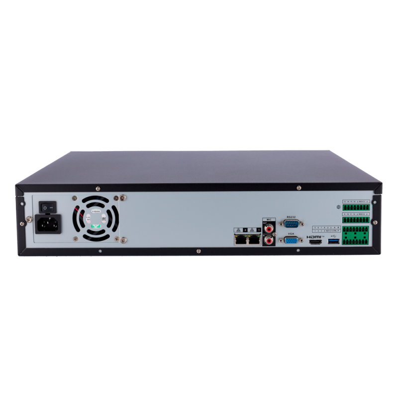 X-Security XS-NVR3832A-WIZ Gravador NVR, 32 CH, 32 IP, 16 MP, 256 Mbps, 8 HDD até 128 TB, HDMI 4K e VGA, IA, SMD, WizSense e QuickPick - 8435325487182