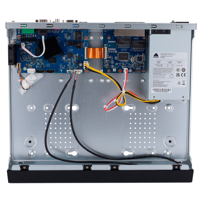 X-Security XS-NVR6208A-8P-AI Gravador NVR, 8 CH, 8 IP, 8 PoE, 32 MP, 384 Mbps, 2 HDD até 16 TB, HDMI 4K e VGA, IA, AcuPick - 8435325480305