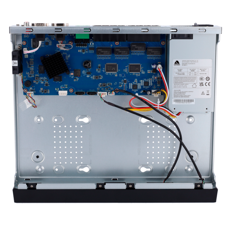X-Security XS-NVR6216A-4K-16P-4AI Gravador NVR, 16 CH, 16 IP, 16 PoE, 12 MP, 384 Mbps, 2 HDD até 20 TB, HDMI 4K e VGA, IA, WEB, DSS/PSS, Smartphone e NVR - 8435325471884